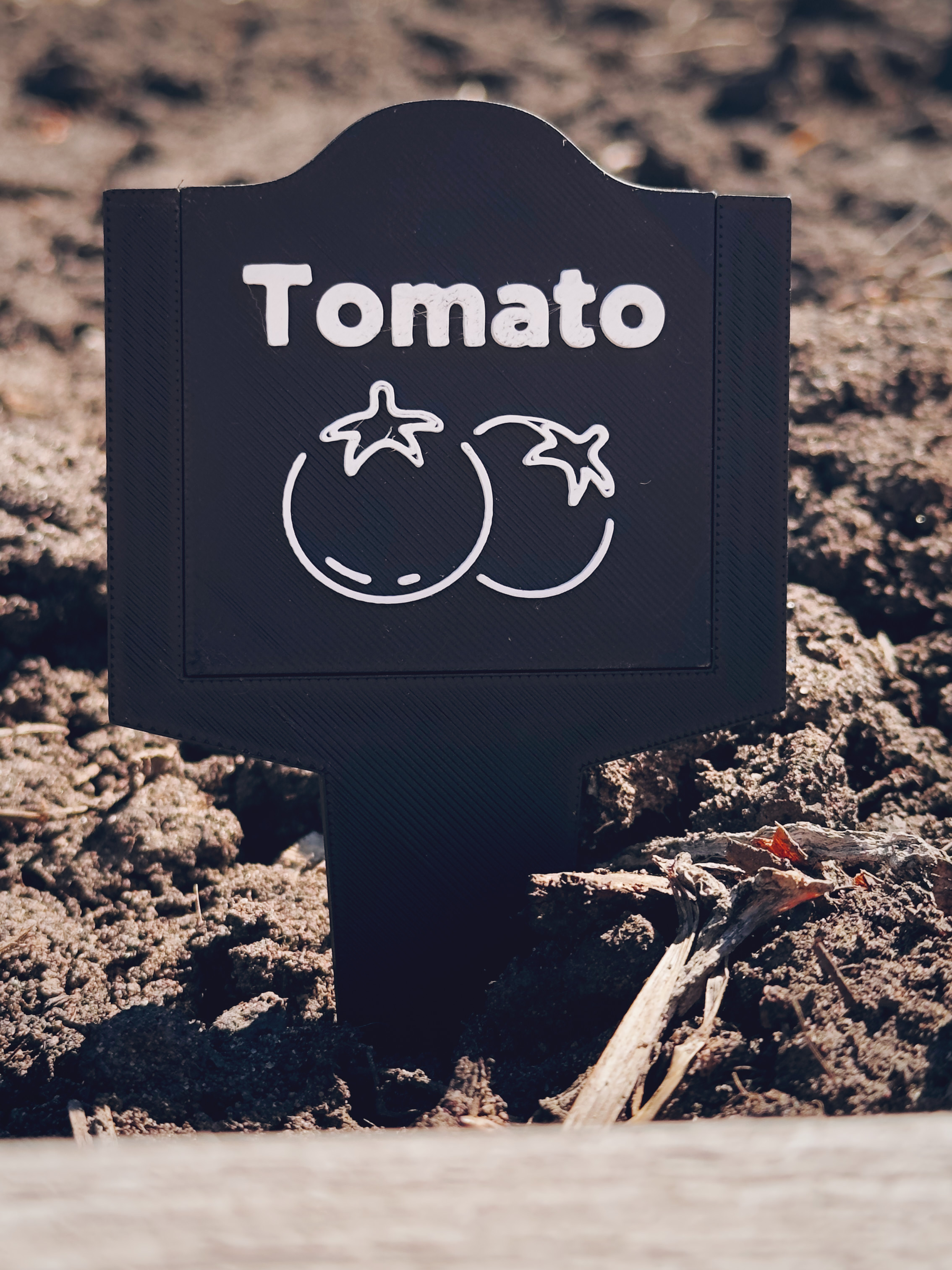 Boreal Goods Plant Marker in soil